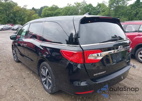 2019 Honda Odyssey Elite из США, поврежденный, VIN 5FNRL6H99KB057502
